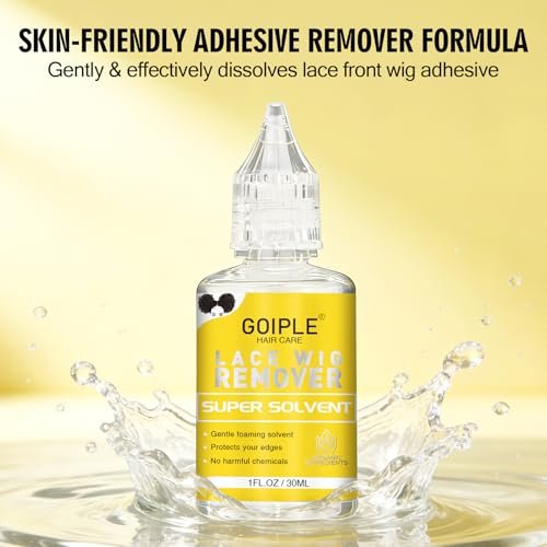 Goiple Fast Acting Tape in Extension Remover for Tape-in Hair Extensions, Wig Glue, Lace Adhesive and Double-Sided Extension Tapes | Hair Extensions Adhesive Remover for All Hair Tapes (3 Pack) - görsel 4