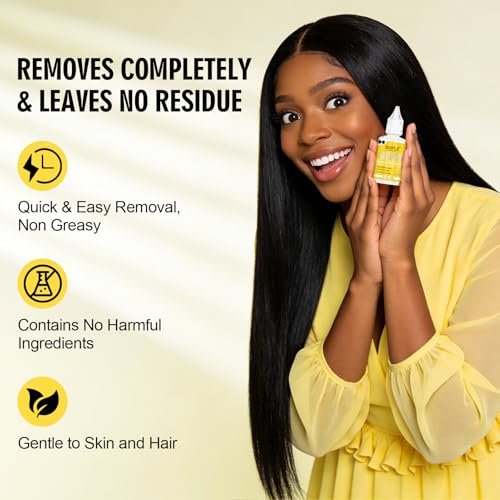 Goiple Fast Acting Tape in Extension Remover for Tape-in Hair Extensions, Wig Glue, Lace Adhesive and Double-Sided Extension Tapes | Hair Extensions Adhesive Remover for All Hair Tapes (3 Pack) - görsel 6