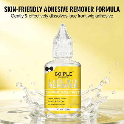 Goiple Fast Acting Tape in Extension Remover for Tape-in Hair Extensions, Wig Glue, Lace Adhesive and Double-Sided Extension Tapes | Hair Extensions Adhesive Remover for All Hair Tapes (3 Pack)
