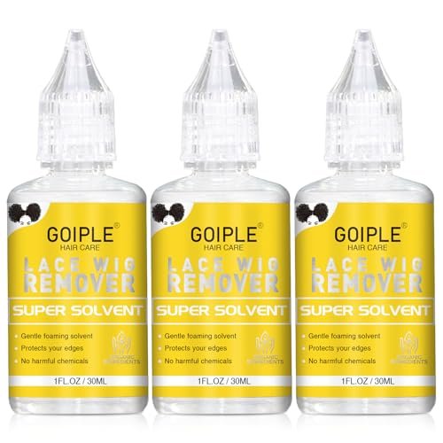 Goiple Fast Acting Tape in Extension Remover for Tape-in Hair Extensions, Wig Glue, Lace Adhesive and Double-Sided Extension Tapes | Hair Extensions Adhesive Remover for All Hair Tapes (3 Pack) - görsel 2