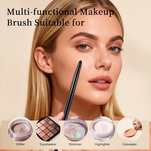 Precise Eyeshadow Smudge Brush | ACMEBEAUTY Pencil Brush for Eye Makeup - görsel 12