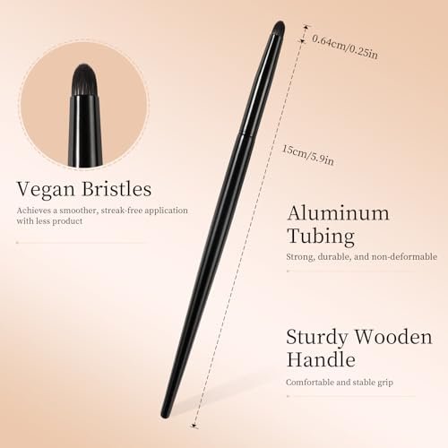 Precise Eyeshadow Smudge Brush | ACMEBEAUTY Pencil Brush for Eye Makeup - görsel 4