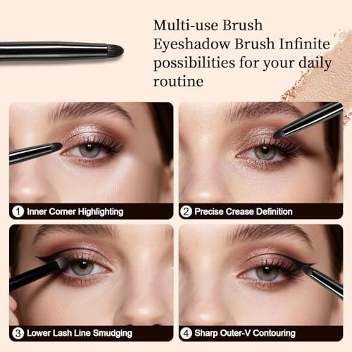 Precise Eyeshadow Smudge Brush | ACMEBEAUTY Pencil Brush for Eye Makeup - görsel 10