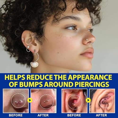 Piercing Aftercare Spray – Saline Solution for Ear, Belly & Nose Piercings, 2 Fl Oz - görsel 14