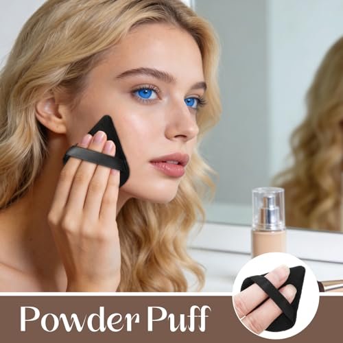 11-Piece Makeup Sponge Set: 5 Blending Sponges, 4 Cushion Puffs & 2 Powder Puffs for Flawless Foundation and Powder Application - görsel 10