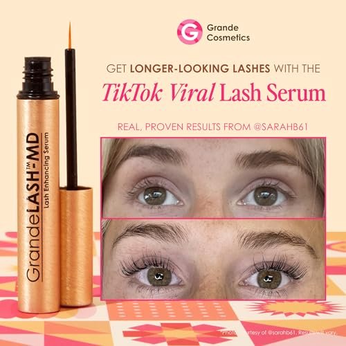 Grande Cosmetics Mini Lash & Brow Lineup - GrandeLASH-MD, GrandeBROW, GrandeREPAIR for Longer, Thicker-Looking Eyelashes & Fuller, Bolder-Looking Eyebrows Avelisse