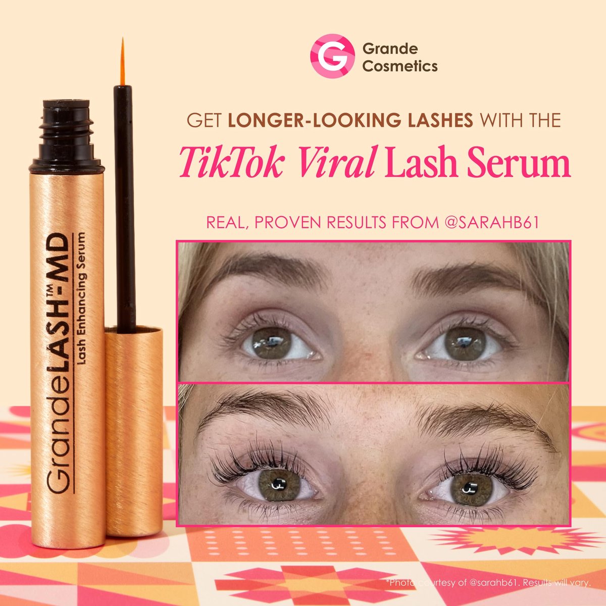 Grande Cosmetics Mini Lash & Brow Lineup - GrandeLASH-MD, GrandeBROW, GrandeREPAIR for Longer, Thicker-Looking Eyelashes & Fuller, Bolder-Looking Eyebrows Avelisse