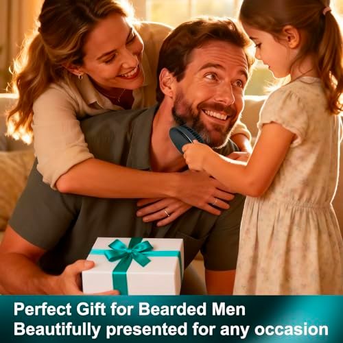 BilaliyMil 4.3 IN Natural Boar Bristle Beard Brush for Men – Premium Wooden Handle & Travel Size Mustache Grooming Tool - görsel 13