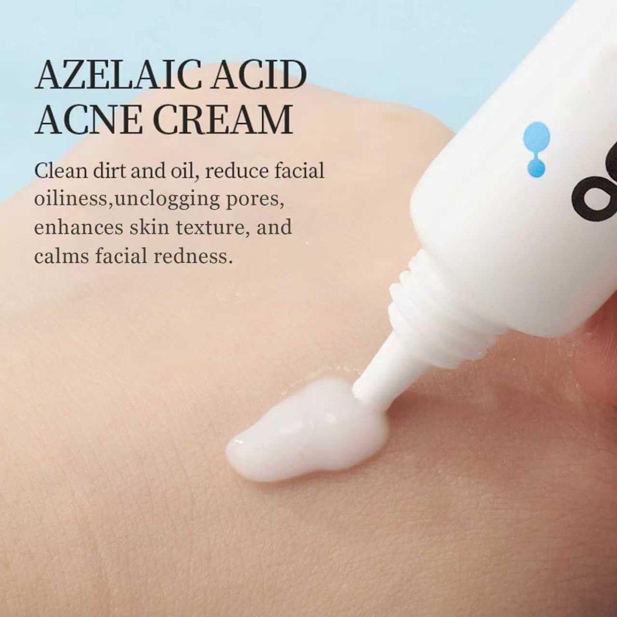 20% Azelaic Acid Cream with Hyaluronic Acid - Soothing Face Moisturizer for Redness, Acne, and Excess Oil - görsel 9