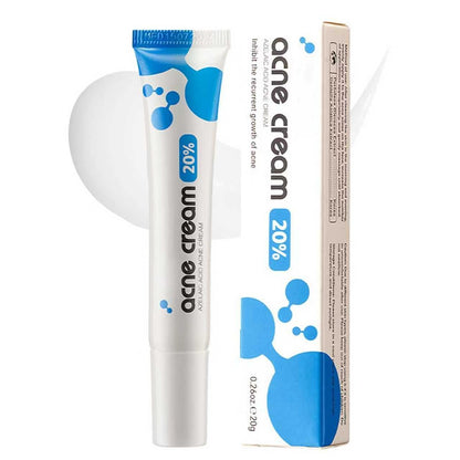 20% Azelaic Acid Cream with Hyaluronic Acid - Soothing Face Moisturizer for Redness, Acne, and Excess Oil