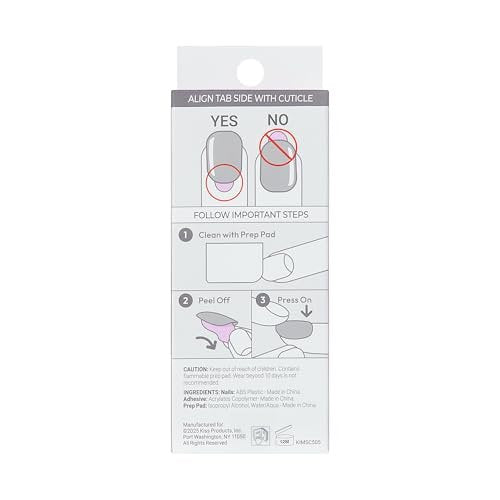 imPRESS Even Better No Glue Mani Press On Nails - Short Pink Oval Shape (30 Nails + Prep Pad + Stick + File) - görsel 18