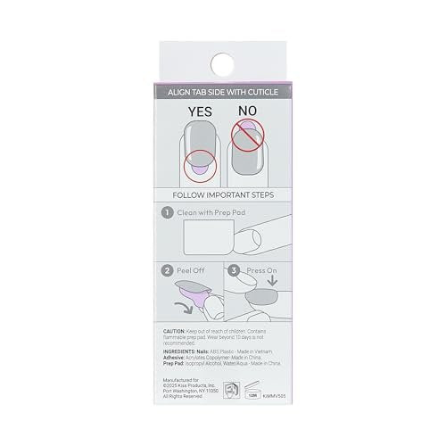 imPRESS Glow Muse No Glue Press On Nails - Medium Almond Pink Gel Nails Kit with 30 Nails, Prep Pad, and Tools - görsel 18