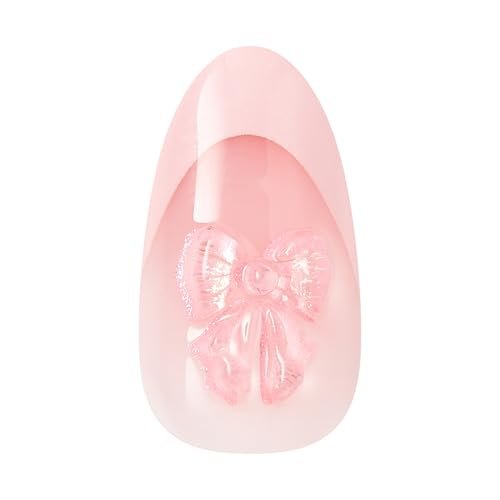 imPRESS Glow Muse No Glue Press On Nails - Medium Almond Pink Gel Nails Kit with 30 Nails, Prep Pad, and Tools - görsel 10