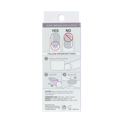 imPRESS Glow Muse No Glue Press On Nails - Medium Almond Pink Gel Nails Kit with 30 Nails, Prep Pad, and Tools