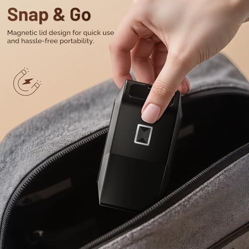 Sybler Portable Electric Razor for Men: Foil Shaver & Beard Trimmer with Dual-Action System, Floating Head, IPX7 Waterproof, Type C Fast Charge Avelisse