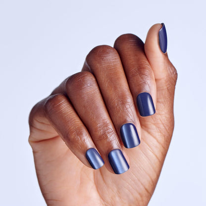 Kiss imPRESS ColorFX Velvet Romance No Glue Press On Nails - Short Purple Squoval - 30 Nails