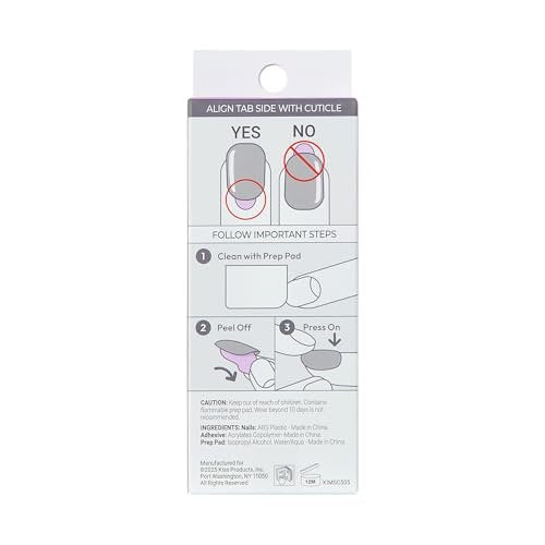 imPRESS Even Better No Glue Mani Press On Nails - Short Pink Oval Shape (30 Nails + Prep Pad + Stick + File) - görsel 14
