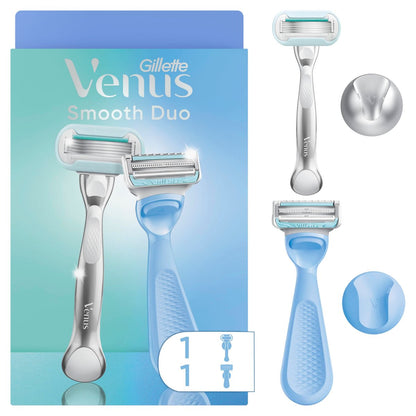 Gillette Venus Intimate Grooming Women's Razor for Pubic Hair + Body, Shaving Kit (1 Body + 1 Pubic Razor)