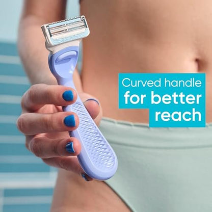 Gillette Venus Intimate Grooming Women's Razor for Pubic Hair + Body, Shaving Kit (1 Body + 1 Pubic Razor)