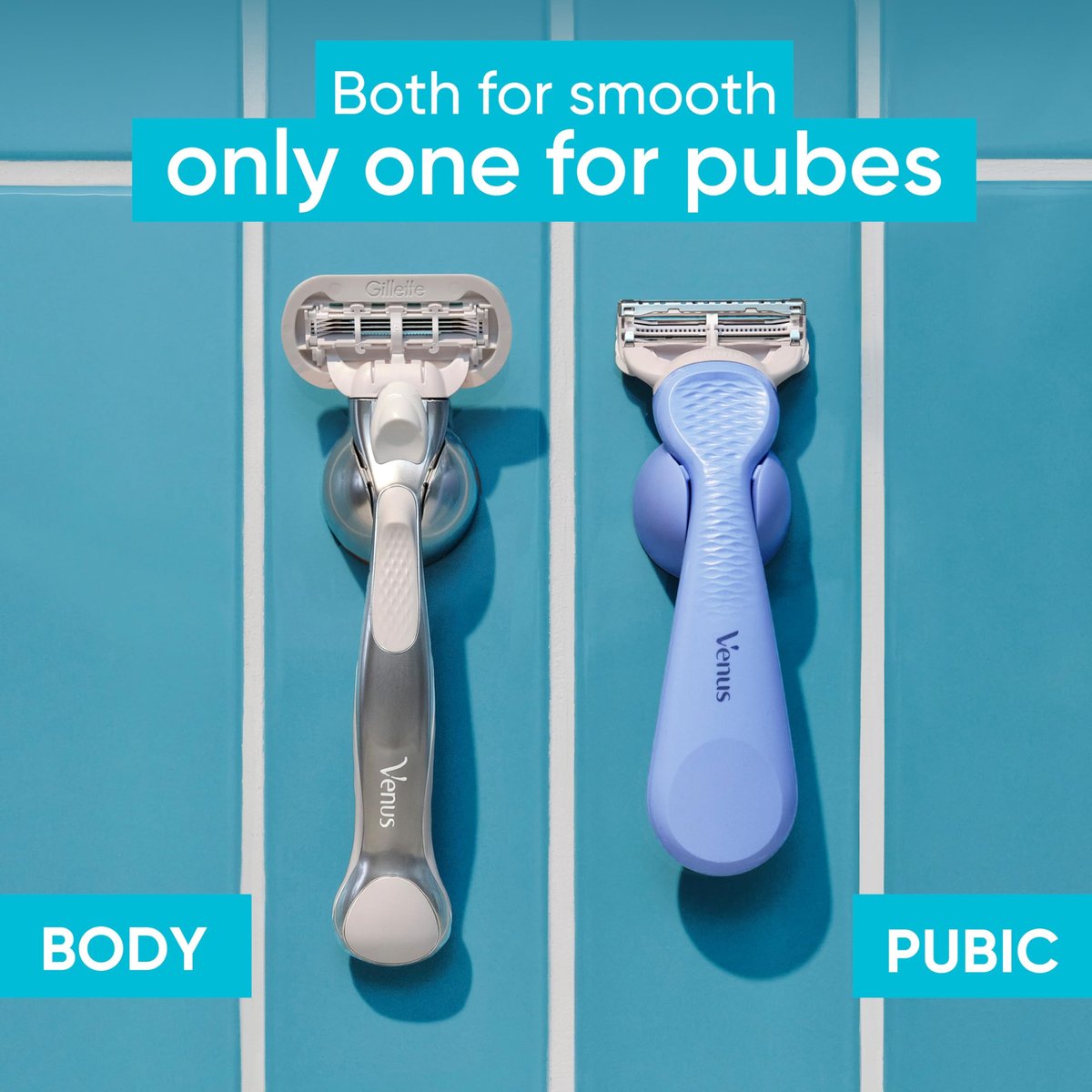 Gillette Venus Intimate Grooming Women's Razor for Pubic Hair + Body, Shaving Kit (1 Body + 1 Pubic Razor) - görsel 5