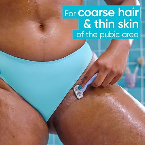 Gillette Venus Intimate Grooming Women's Razor for Pubic Hair + Body, Shaving Kit (1 Body + 1 Pubic Razor) - görsel 8
