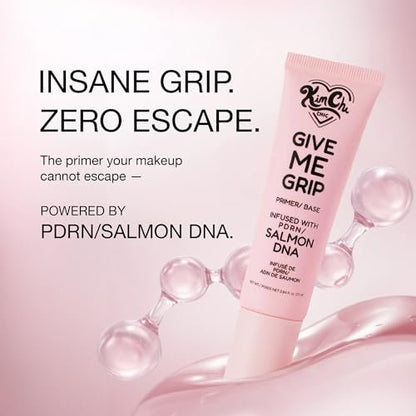 KimChi Chic Beauty Give Me Grip Gel Face Primer with PDRN, Niacinamide & Hyaluronic Acid - Hydrating Makeup Base for Long-Wear Hold, Smooth Luminous Finish, Korean Makeup Primer, 0.84 fl oz Avelisse