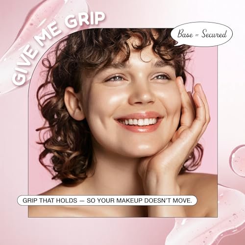 KimChi Chic Beauty Give Me Grip Gel Face Primer with PDRN, Niacinamide & Hyaluronic Acid - Hydrating Makeup Base for Long-Wear Hold, Smooth Luminous Finish, Korean Makeup Primer, 0.84 fl oz Avelisse