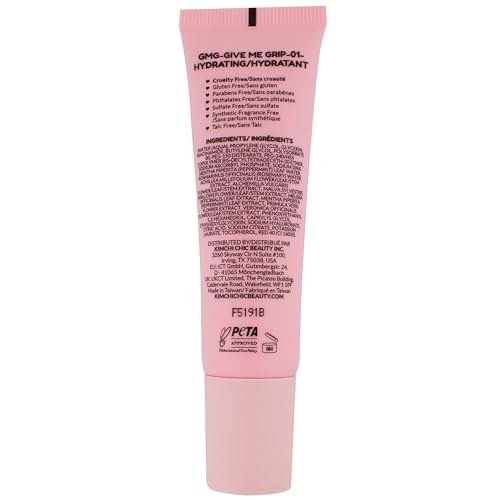 KimChi Chic Beauty Give Me Grip Gel Face Primer with PDRN, Niacinamide & Hyaluronic Acid - Hydrating Makeup Base for Long-Wear Hold, Smooth Luminous Finish, Korean Makeup Primer, 0.84 fl oz Avelisse