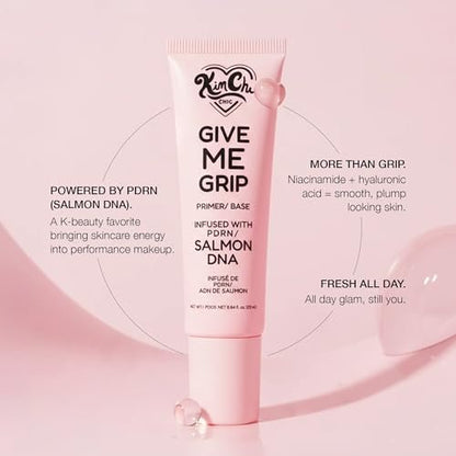 KimChi Chic Beauty Give Me Grip Gel Face Primer with PDRN, Niacinamide & Hyaluronic Acid - Hydrating Makeup Base for Long-Wear Hold, Smooth Luminous Finish, Korean Makeup Primer, 0.84 fl oz Avelisse