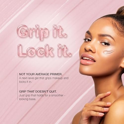 KimChi Chic Beauty Give Me Grip Gel Face Primer with PDRN, Niacinamide & Hyaluronic Acid - Hydrating Makeup Base for Long-Wear Hold, Smooth Luminous Finish, Korean Makeup Primer, 0.84 fl oz Avelisse