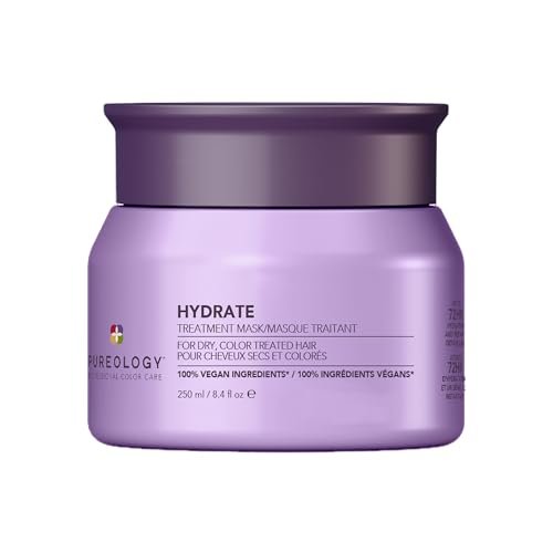 Pureology Hydrate Hair Treatment Mask - Deep Conditioning Mask for Dry or Color-Treated Hair, Instant Shine & Detangling Avelisse