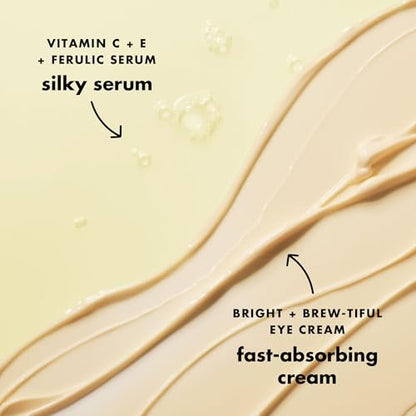 e.l.f. SKIN Brightest Besties Duo: Travel-Sized Brightening Face Serum & Vitamin C Eye Cream Set Avelisse