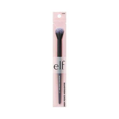 e.l.f. High Points Highlighter Brush - Soft & Tapered Face Makeup Brush for Illuminating Glow, Vegan & Cruelty-Free