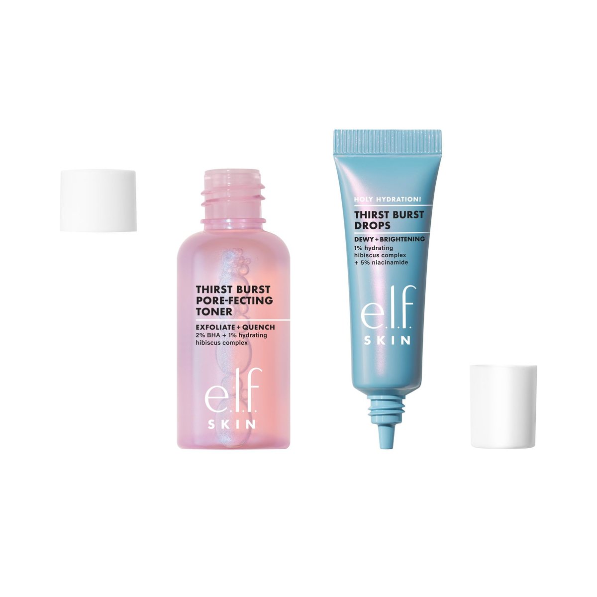 e.l.f. SKIN Thirst Burst Dew-O Travel-Sized Skincare Set – Exfoliating Toner & Hydrating Serum for a Dewy Glow - görsel 13