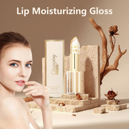TIMLIFE 2-Pack Transferproof Color Changing Lipstick – Gold Crystal pH Lipstick, Clear to Pink Long Lasting Moisturizing Glossy Lip Gloss for Women Avelisse