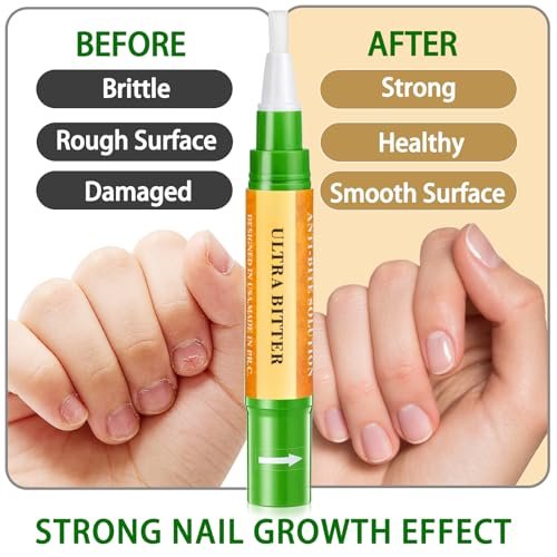 Econail 3-in-1 Nail Biting Prevention Kit for Kids & Adults - Extra Strength Bitter Polish + Gentle Bitter Polish + Cuticle Oil, Fast Drying Formula Stops Nail Biting & Thumb Sucking (0.3 Fl Oz, Pack of 1) - görsel 14