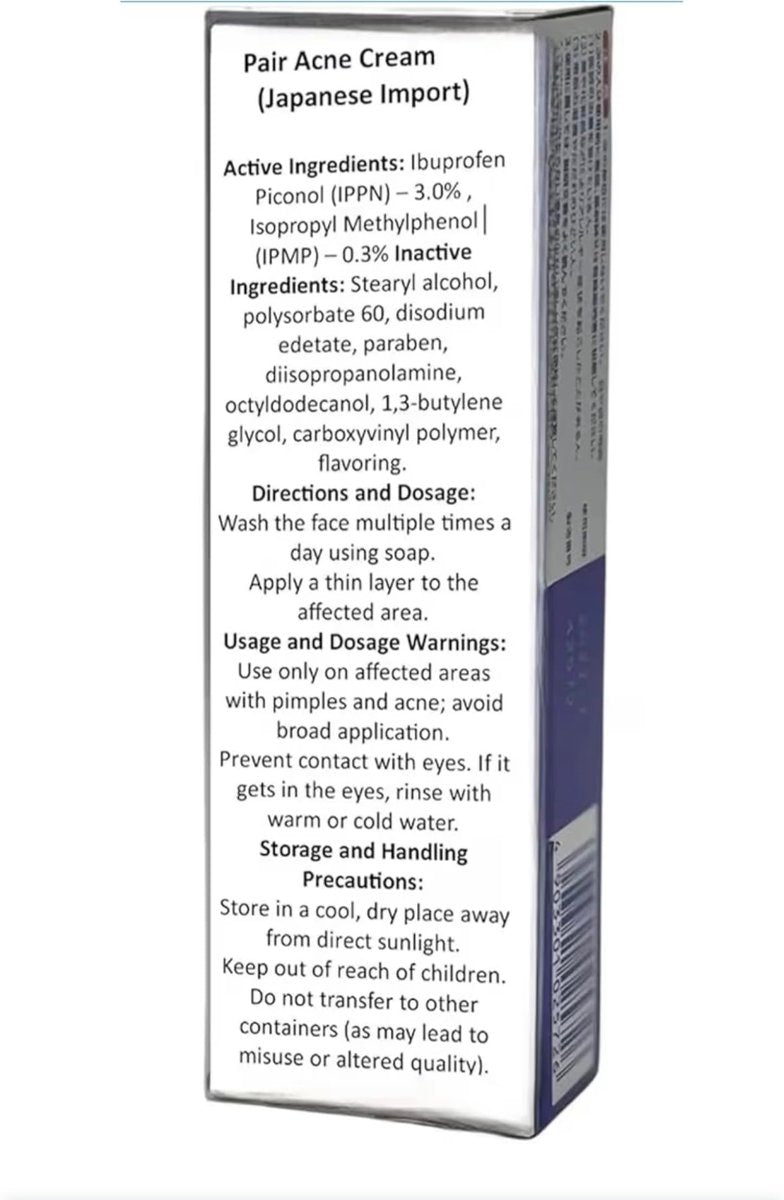 PAIR Acne Treatment Cream – Japanese Medicated Skincare 14g, Lion Acne Cream - görsel 7