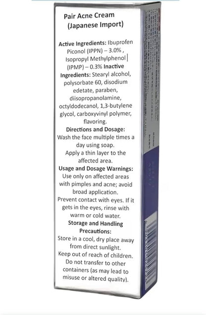 PAIR Acne Treatment Cream – Japanese Medicated Skincare 14g, Lion Acne Cream