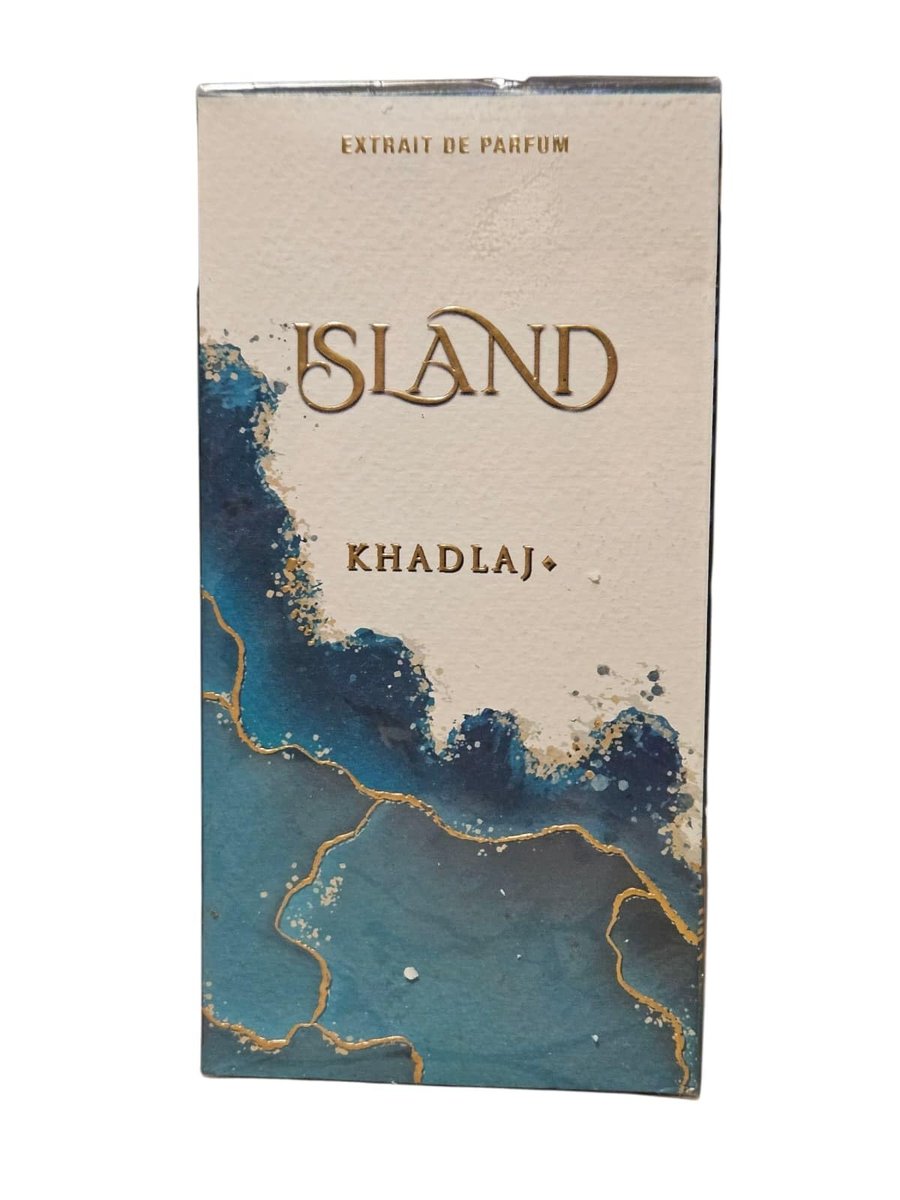 KHADLAJ Island Extrait De Parfum – Luxury Middle Eastern Fragrance, Emerald Green Glass Bottle with Gold Cap, 3.33 Fl Oz Avelisse