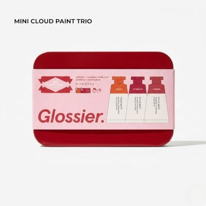 Glossier Mini Cloud Paint Blush Trio Holiday Gift Set: Crimson, Glisten & Afterglow Avelisse