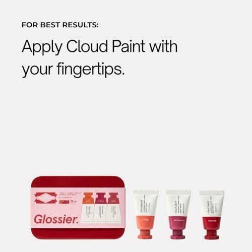 Glossier Mini Cloud Paint Blush Trio Holiday Gift Set: Crimson, Glisten & Afterglow Avelisse