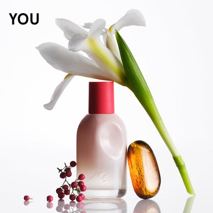 Glossier You Mini Wardrobe Fragrance Set – 4 Unisex Travel Size Eau de Parfum for Women & Men – Skin-Scent Enhancer Perfume Sampler, Smells Different on Everyone – You, Fleur, Doux, Rêve – 1.5ml Each
