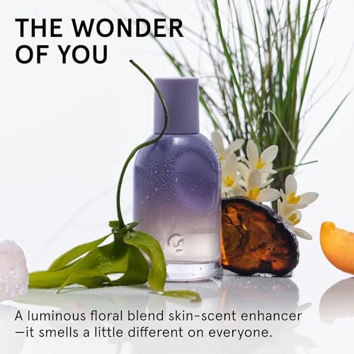 Glossier You Fleur Eau de Parfum Duo Gift Set - Unisex Fresh Floral Perfume with Ylang-Ylang, Apricot Skin & Ambrox - 50ml + 8ml Travel Spray Avelisse