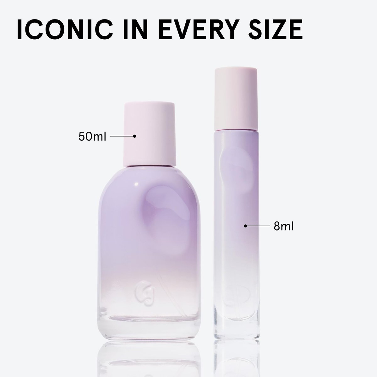 Glossier You Fleur Eau de Parfum Duo Gift Set - Unisex Fresh Floral Perfume with Ylang-Ylang, Apricot Skin & Ambrox - 50ml + 8ml Travel Spray Avelisse