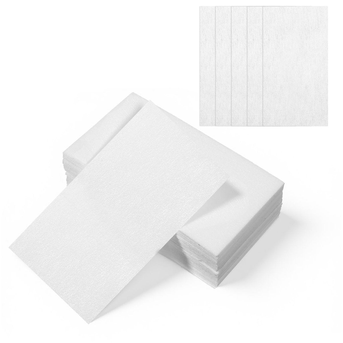 100pcs Disposable Heat-Resistant Perm Papers for Hair, White End Papers Wraps for Salon & Home Use Avelisse