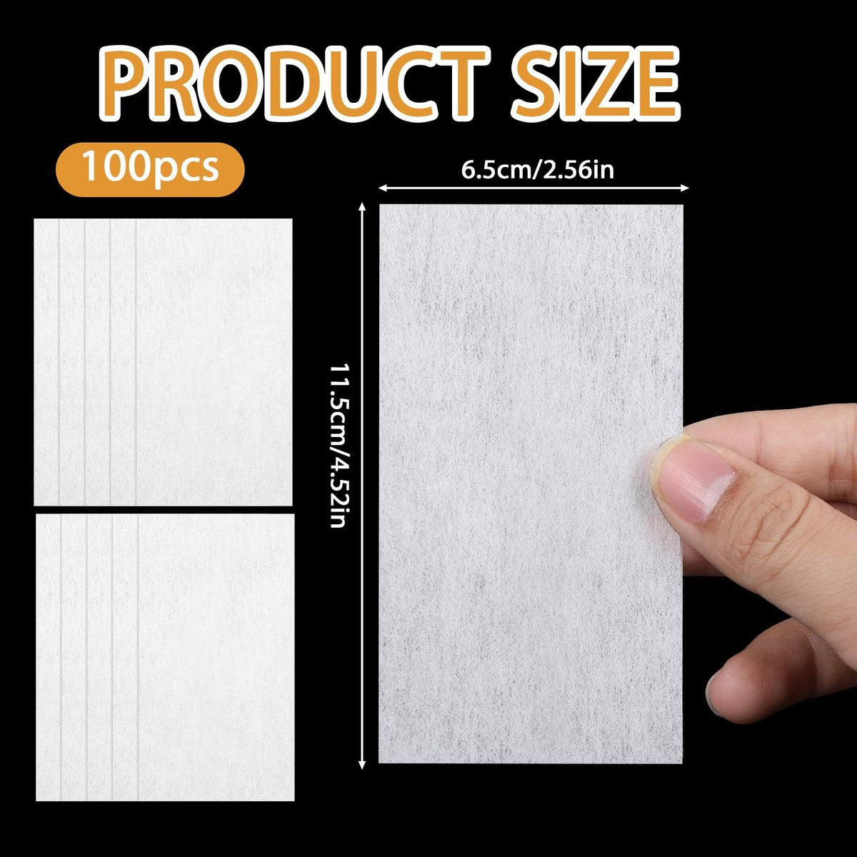 100pcs Disposable Heat-Resistant Perm Papers for Hair, White End Papers Wraps for Salon & Home Use Avelisse