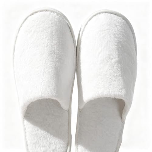sloiuih 12 Pairs Disposable Slippers for Hotel Guests, Non-Slip Comfortable Slippers for Women & Men, Breathable Indoor Outdoor Home Spa Travel Essentials Avelisse