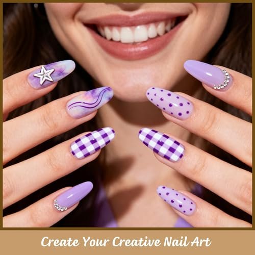 Artdone Nail Art Brushes and Dotting Tools Kit 11PCS - Gel Polish Liner Design Pens for Nail Decorations, Small Detail Accessories for Professional & Home Use - görsel 12