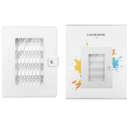 I·B·N G Upgraded Nail Color Swatches Book – 150 Detachable Nail Polish Display with Clear Nail Tips, White C11 Avelisse
