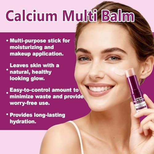 Acorn + Oak Calcium Multi Balm Stick 2 Pack - Collagen Infused Eye & Face Balm, Wrinkle Repair Cream for Deep Wrinkles, Anti-Aging Firming Stick with Intense Hydration Avelisse